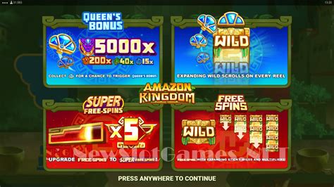 Amazon Kingdom Slot Review & Free Play.